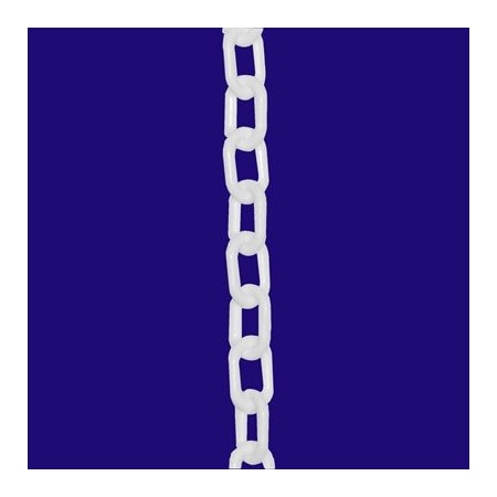 Nmc Plastic Chain, 2"x100Ft, White PC2W